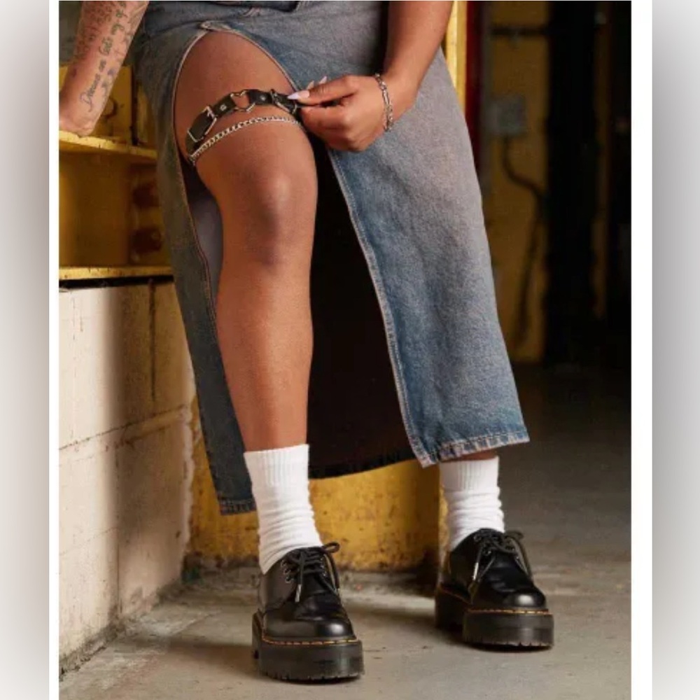 Dr. Martens White Double Doc Sock